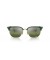 Ray-Ban RB4416 جديدة Clubmaster XL (53 - 20) / الفضة العدسات الخضراء نظارات الإطار