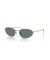 Ray-Ban RB3734 XL (59 - 18) / العدسات الزرقاء والذهب نظارات الإطار