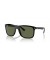 Ray-Ban RB4547 صديقها اثنين لتر (57 - 18) / الأخضر العدسات و النظارات الشمسية الإطار الأسود