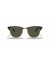Ray-Ban RB3016F Clubmaster الكلاسيكية XL (55 - 19) / الأخضر العدسات و النظارات الشمسية الإطار الأسود