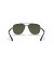 Ray-Ban RB3683 L (56 - 15) / الأخضر العدسات و النظارات الشمسية الإطار الأسود