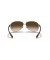 Ray-Ban RB3386 L (63 - 13) / بني العدسات الذهب الإطار النظارات الشمسية