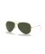 Ray-Ban RB3026 Aviator Large Metal II XXL (62 - 14) / الأخضر العدسات الذهب الإطار النظارات الشمسية