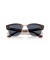 Ray-Ban RBR0504S Clubmaster العكسي L (54 - 21) / العدسات الزرقاء والذهب نظارات الإطار