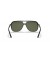 Ray-Ban RB2198 بيل م (60 - 14) / الأخضر العدسات و النظارات الشمسية الإطار الأسود