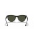 Ray-Ban RB2185 ابن السبيل الثاني الكلاسيكية L (55 - 18) / الأخضر العدسات و النظارات الشمسية الإطار الأسود
