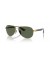 Ray-Ban RB8331M سكوديريا فيراري مجموعة XL (61 - 13) / الأخضر العدسات الذهب الإطار النظارات الشمسية