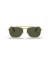 Ray-Ban RB3636 قافلة جديدة م (55 - 15) / الأخضر العدسات الذهب الإطار النظارات الشمسية