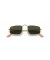 Ray-Ban RB3957 جولي S (49 - 20) / الأخضر العدسات الذهب الإطار النظارات الشمسية