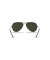 Ray-Ban RB3025 الطيار الكلاسيكية XL (58 - 14) / الأخضر العدسات و النظارات الشمسية الإطار الأسود