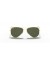 Ray-Ban RB3025 الطيار إضافية صغيرة XS (52 - 14) / الأخضر العدسات الذهب الإطار النظارات الشمسية