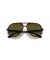 Ray-Ban RB4125 القطط 5000 الكلاسيكية م (59 - 13) / الأخضر العدسات السلحفاة نظارات الإطار