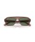 Ray-Ban RB4397 كوريجان الحيوي القائم م (54 - 20) / الأخضر العدسات البني نظارات الإطار