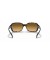 Ray-Ban RB4068 م (60 - 17) / بني العدسات السلحفاة نظارات الإطار