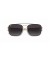 Ray-Ban RB3588 L (55 - 19) / رمادي العدسات و النظارات الشمسية الإطار الأسود