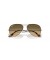 Ray-Ban RB3025 Aviator Large Metal XL (58 - 14) / العدسات البني و البني نظارات الإطار