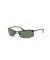 Ray-Ban RB3183 م (63 - 15) / الأخضر العدسات و النظارات الشمسية الإطار الأسود