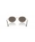Ray-Ban RB3547N البيضاوي شقة العدسات م (51 - 21) / رمادي العدسات الذهب الإطار النظارات الشمسية