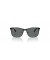 Ray-Ban RB9551S الاطفال S (48 - 16) / رمادي العدسات و النظارات الشمسية الإطار الأسود