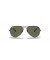 Ray-Ban RB3025 الطيار الكلاسيكية م (55 - 14) / الأخضر العدسات و النظارات الشمسية الإطار الأسود