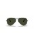 Ray-Ban RB3025 الطيار الكلاسيكية XL (58 - 14) / الأخضر العدسات و النظارات الشمسية الإطار الأسود