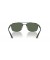 Ray-Ban RB3701 XXL (59 - 17) / الأخضر العدسات و النظارات الشمسية الإطار الأسود