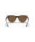 Ray-Ban RB2185 ابن السبيل الثاني الكلاسيكية L (55 - 18) / بني العدسات السلحفاة نظارات الإطار