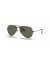 Ray-Ban RB3025 الطيار الكلاسيكية م (55 - 14) / الأخضر العدسات و النظارات الشمسية الإطار الأسود