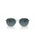 Ray-Ban RB3809 XL (55 - 20) / الأزرق العدسات و النظارات الشمسية الإطار الفضي
