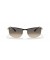 Ray-Ban RB3671 XXL (60 - 16) / رمادي العدسات و النظارات الشمسية الإطار الأسود