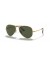 Ray-Ban RB3689 الطيار المعادن الثاني ل (58 - 14) / الأخضر العدسات الذهب الإطار النظارات الشمسية