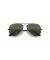 Ray-Ban RB3025 الطيار الكلاسيكية XXL (62 - 14) / الأخضر العدسات و النظارات الشمسية الإطار الأسود