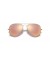 Ray-Ban RB3025 الطيار فلاش العدسات XL (58 - 14) / النحاس العدسات و النظارات الشمسية الإطار الفضي