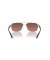 Ray-Ban RB3701 XXL (59 - 17) / الذهب العدسات الذهب الإطار النظارات الشمسية