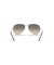 Ray-Ban RB3025 الطيار التدرج XL (58 - 14) / رمادي العدسات و النظارات الشمسية الإطار الفضي