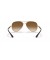 Ray-Ban RB3675 XL (58 - 14) / بني العدسات الذهب الإطار النظارات الشمسية
