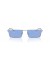 Ray-Ban RB3741 Emy الحيوي القائم L (56 - 17) / الأزرق العدسات و النظارات الشمسية الإطار الفضي