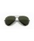 Ray-Ban RB3025 Aviator Large Metal II XXL (62 - 14) / الأخضر العدسات و النظارات الشمسية الإطار الأسود