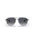 Ray-Ban RB3683 L (56 - 15) / الأزرق العدسات و النظارات الشمسية الإطار الفضي