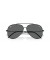 Ray-Ban RBR0101S ليني كرافيتز X الطيار العكسي L (59 - 11) / رمادي العدسات و النظارات الشمسية الإطار الأسود