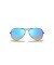 Ray-Ban RB3025 الطيار فلاش العدسات التدرج XL (58 - 14) / الأزرق العدسات و النظارات الشمسية الإطار الأسود