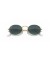 Ray-Ban RB3547 البيضاوي المعادن م (51 - 21) / العدسات الزرقاء والذهب نظارات الإطار