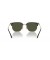 Ray-Ban RB4416 جديدة Clubmaster XL (53 - 20) / الأخضر العدسات و النظارات الشمسية الإطار الأسود