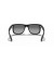 Ray-Ban RB4165 جاستن الكلاسيكية S (54 - 16) / رمادي العدسات و النظارات الشمسية الإطار الأسود