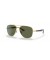 Ray-Ban RB3683 L (56 - 15) / الأخضر العدسات الذهب الإطار النظارات الشمسية