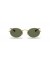 Ray-Ban RB3547N البيضاوي شقة العدسات S (48 - 21) / الأخضر العدسات الذهب الإطار النظارات الشمسية