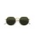 Ray-Ban RB3565 جاك لتر (53 - 20) / الأخضر العدسات الذهب الإطار النظارات الشمسية