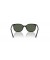 Ray-Ban RB9097S إليوت الاطفال XS (46 - 16) / الأخضر العدسات و النظارات الشمسية الإطار الأسود