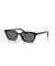 Ray-Ban RB4456 زايا الحيوي القائم XXS (50 - 19) / رمادي العدسات و النظارات الشمسية الإطار الأسود