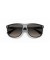 Ray-Ban RB4147 صديق ل (60 - 15) / رمادي العدسات و النظارات الشمسية الإطار الأسود